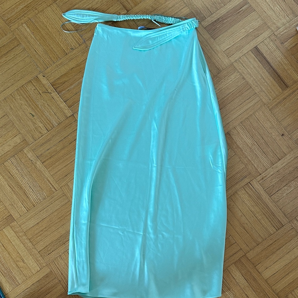 Anna October “DIDO” Satin Midi Skirt